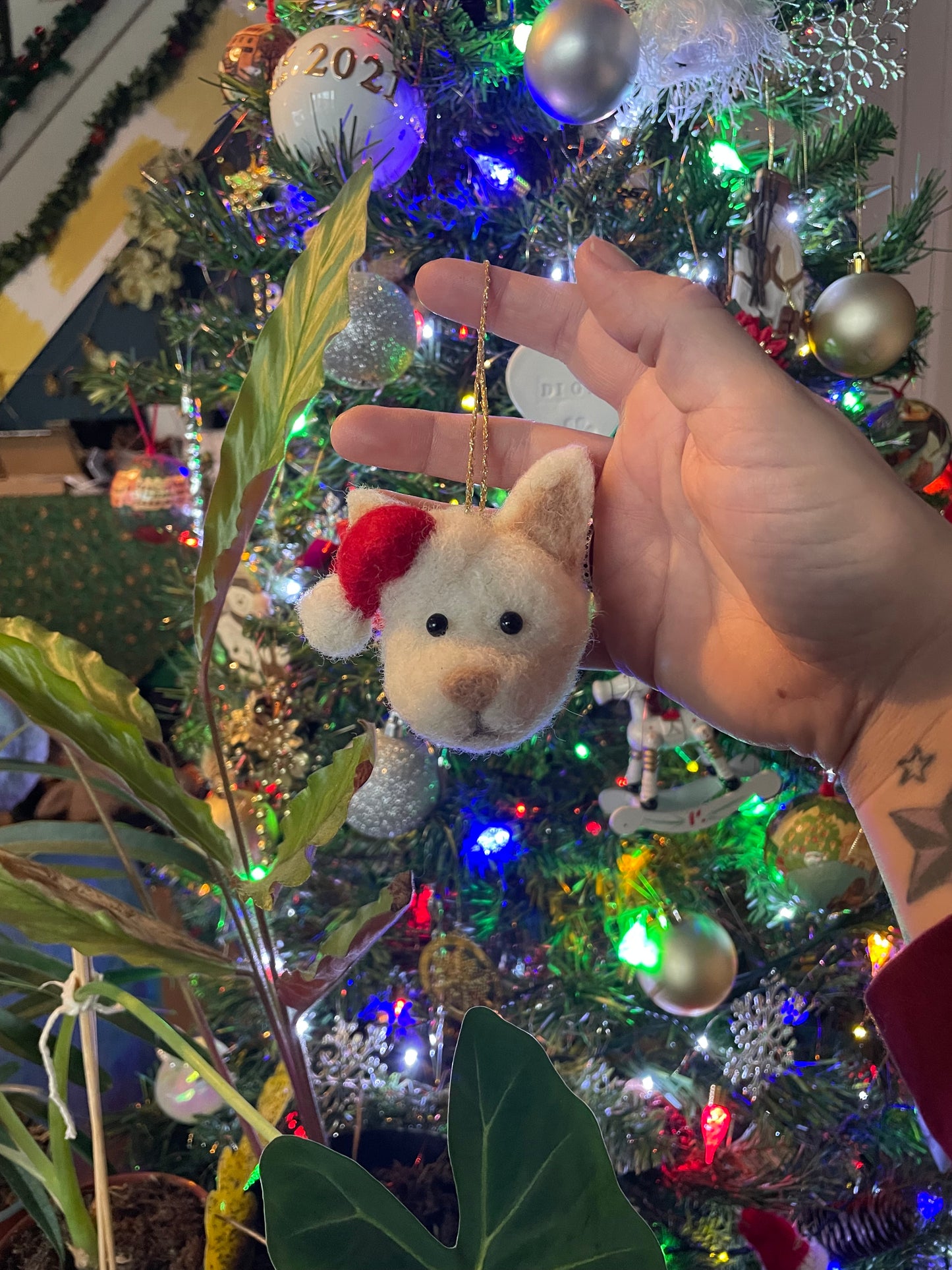 Custom animal hanging Christmas tree decoration