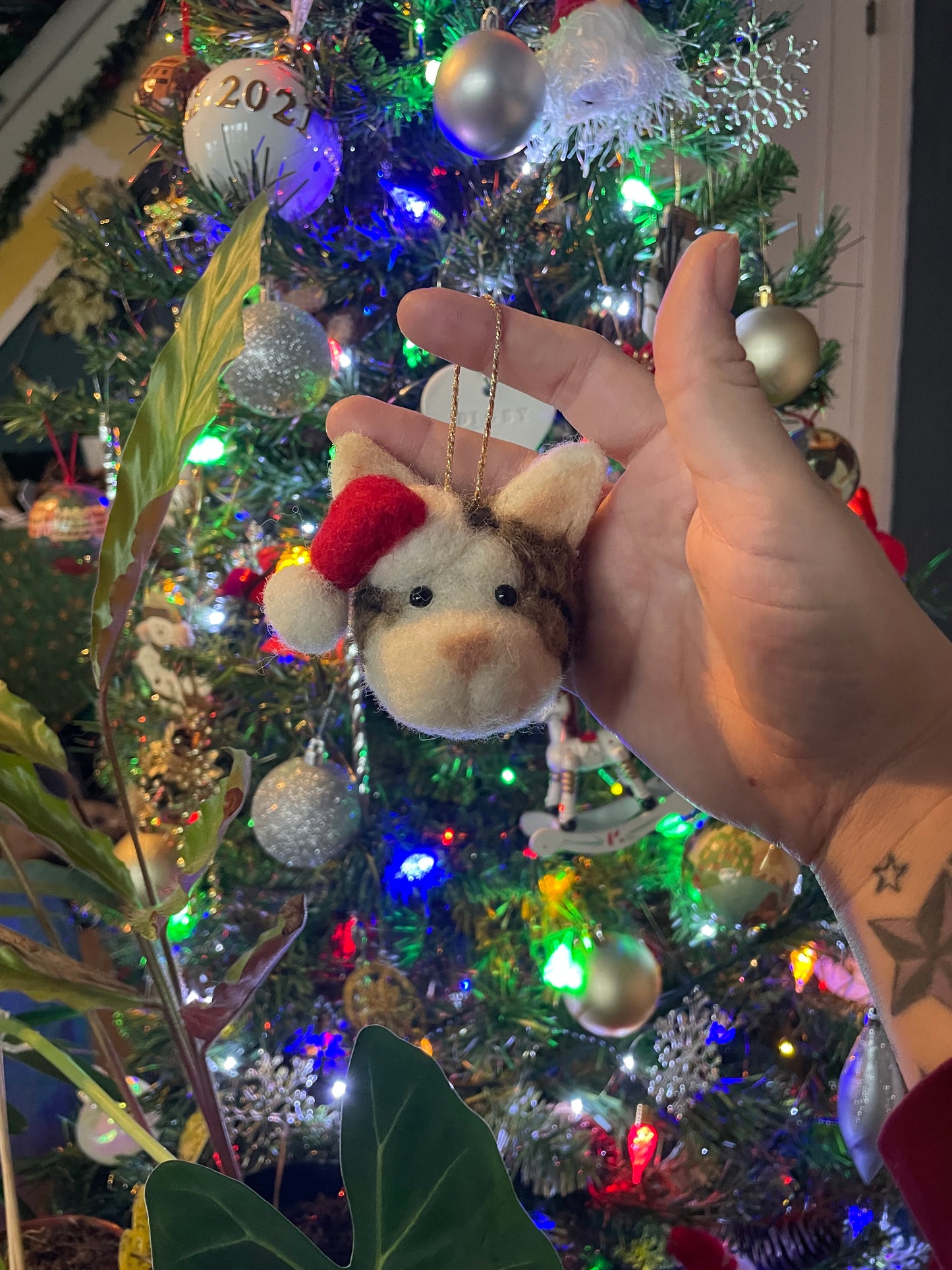 Custom animal hanging Christmas tree decoration