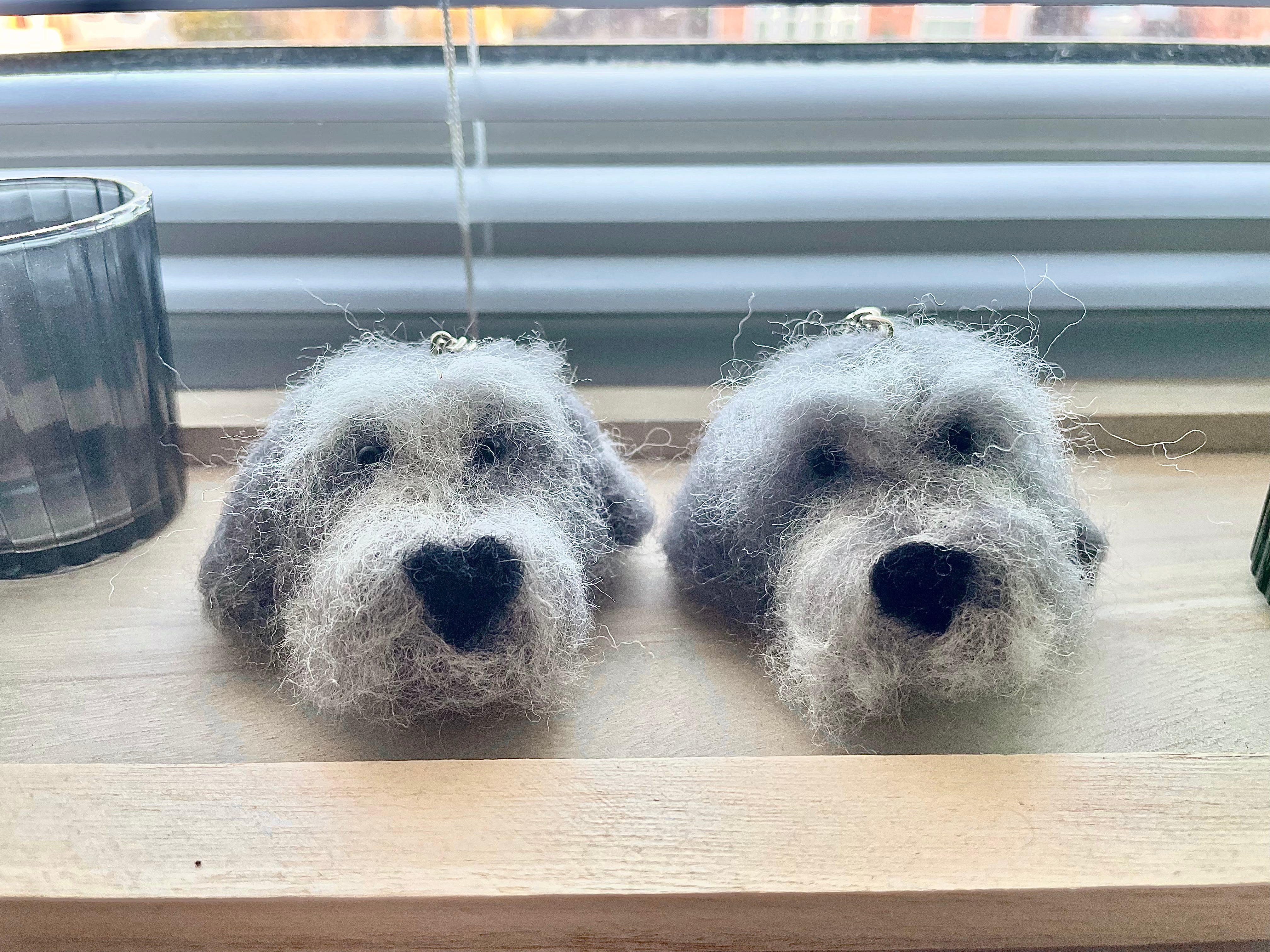 Felt Dog Keyrings