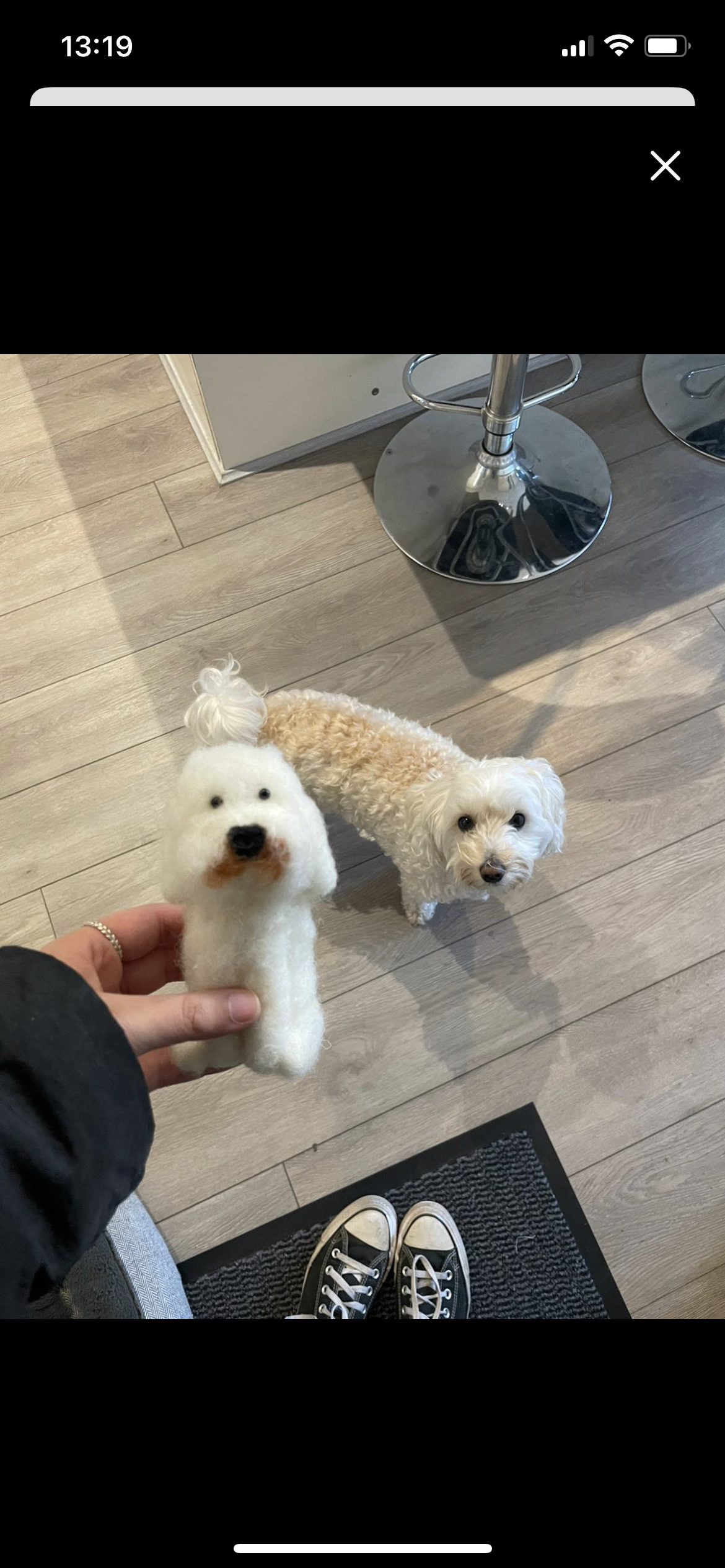 Custom needle felt animal