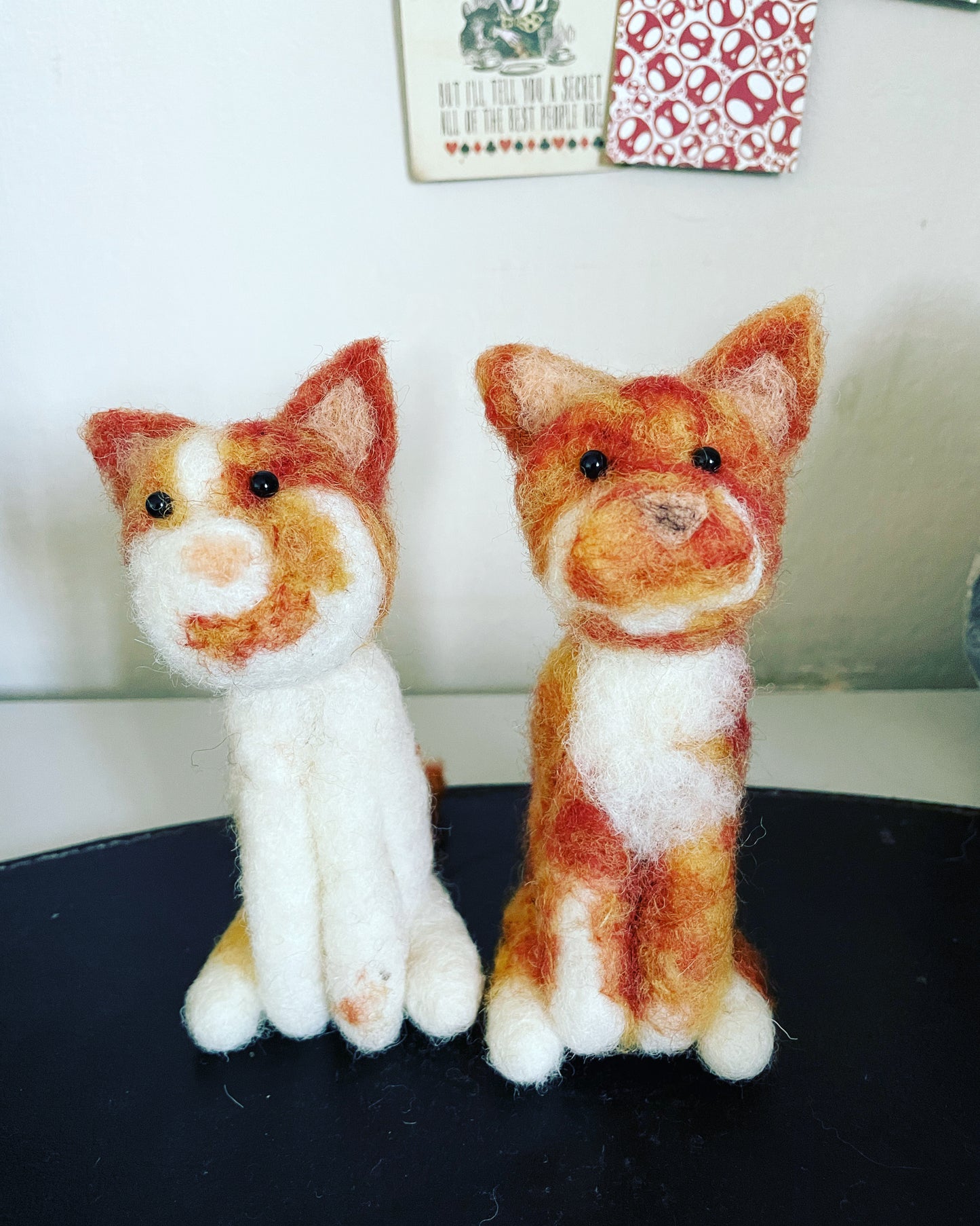 Custom needle felt animal