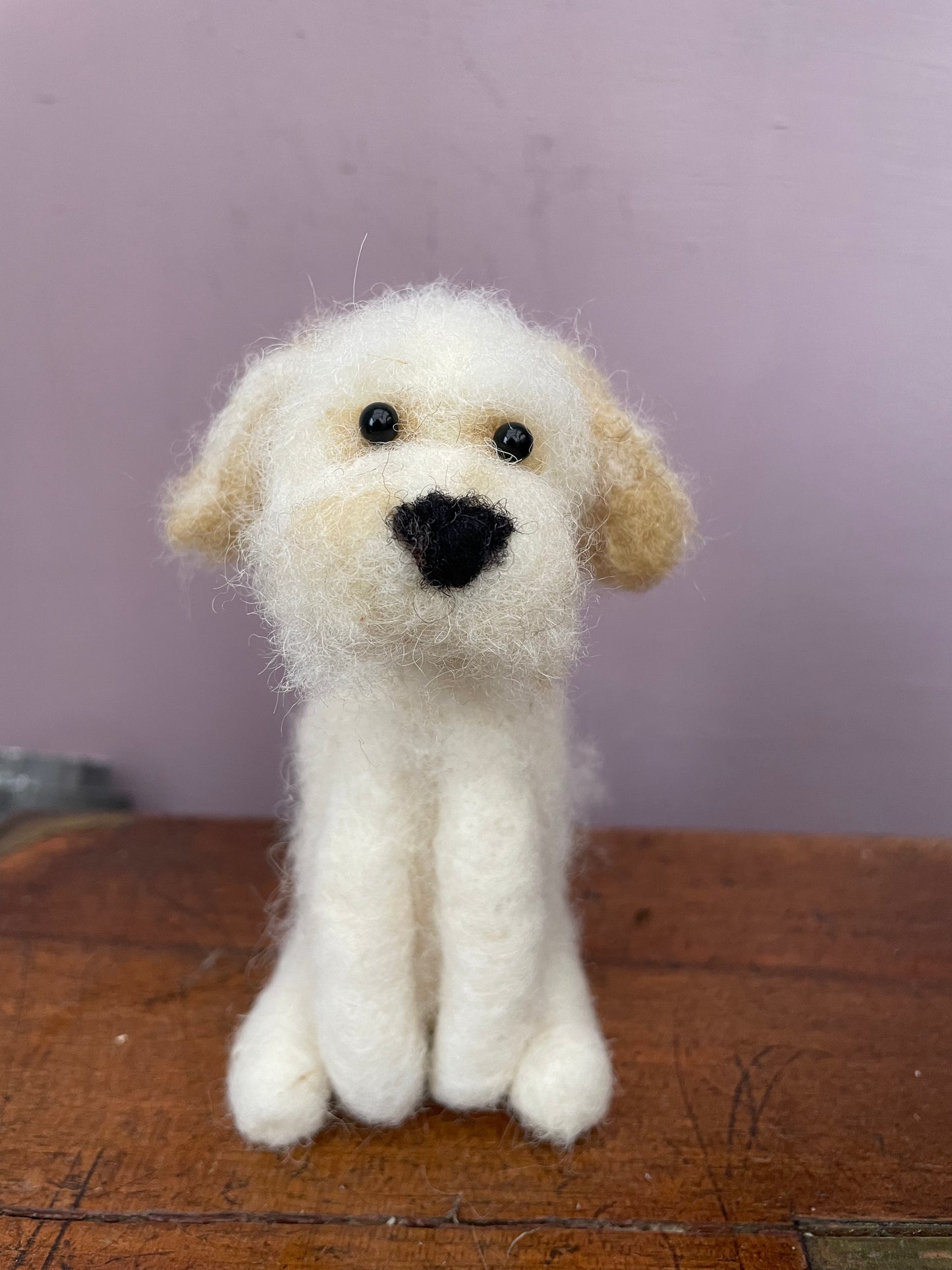 Custom needle felt animal