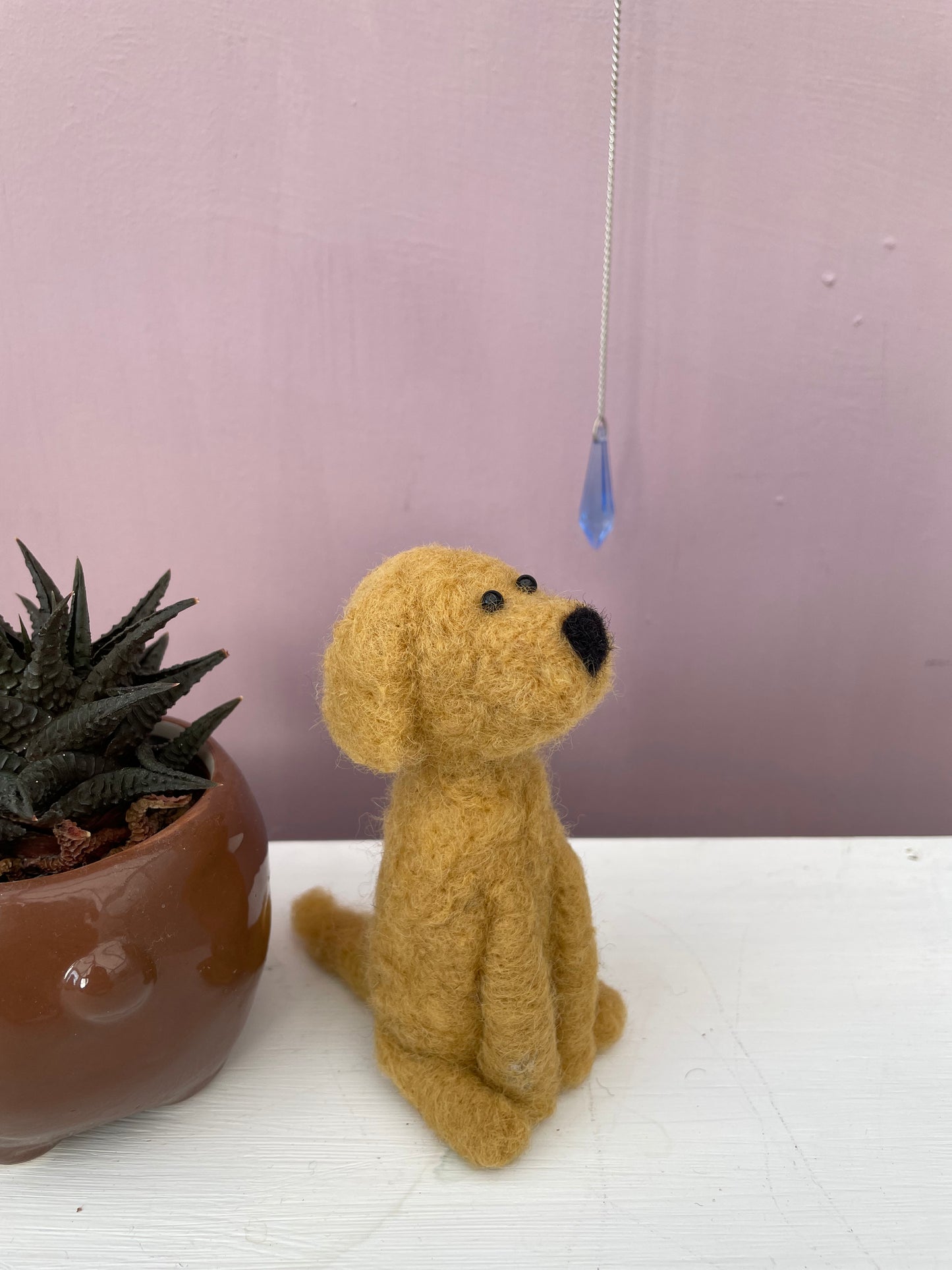 Needle Felt Golden Labrador