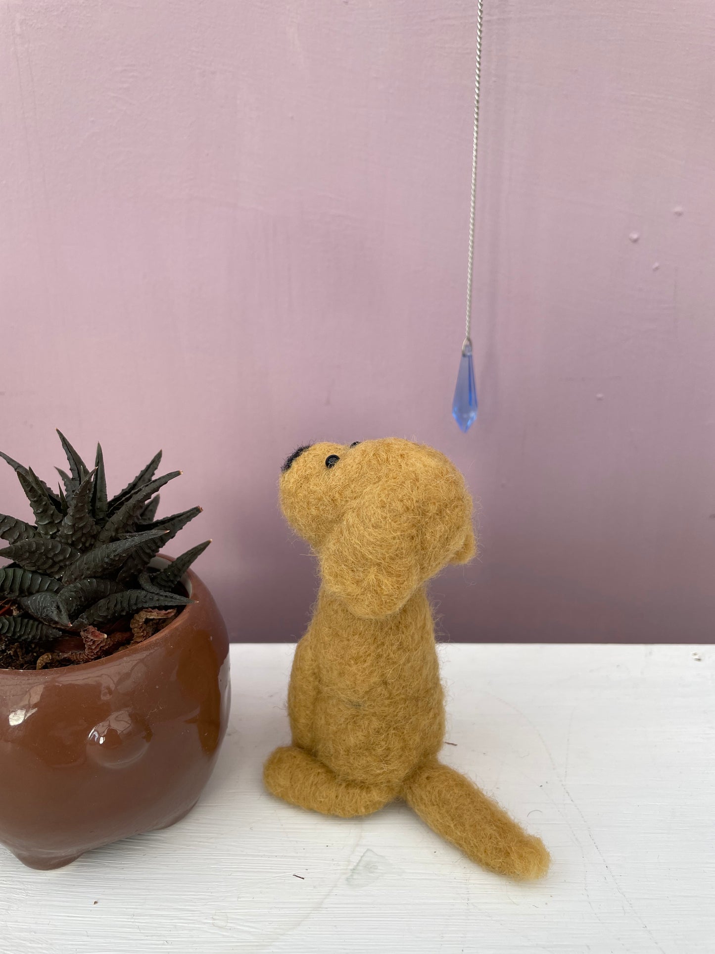 Needle Felt Golden Labrador