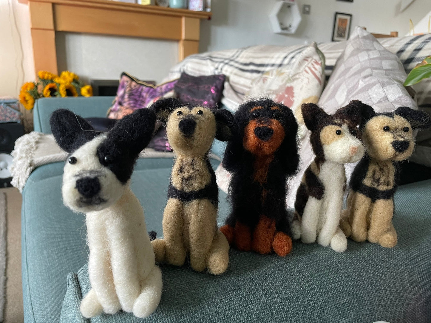 Custom needle felt animal