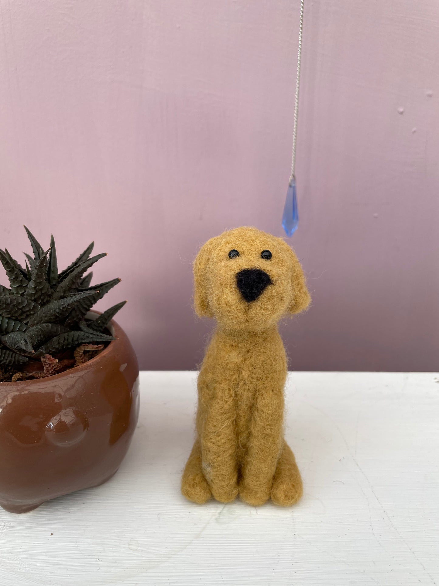 Needle Felt Golden Labrador