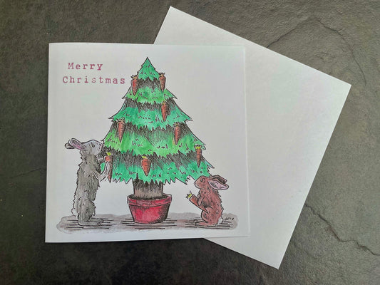 A Rabbits Christmas, Christmas Card